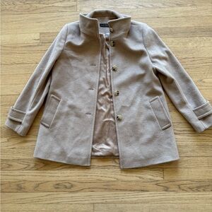 Lauren Ralph Lauren Walker Coat Wool camel Size Medium Walker Style #25402 0608